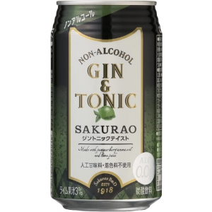 ノンアルコール ジントニック SAKURAO 350ml