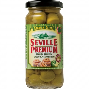 セビリアプレミアム スタッフドグリーンオリーブアンチョビペースト