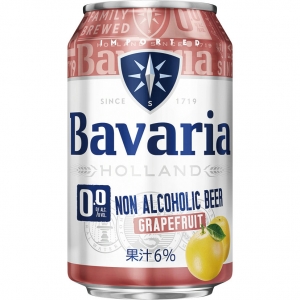 ババリア 0.0％ グレープフルーツ 330ml 缶